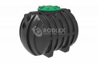 Емкость накопительная для канализации RODLEX-S3000 с горловиной 1000 мм и крышкой в Новосибирске